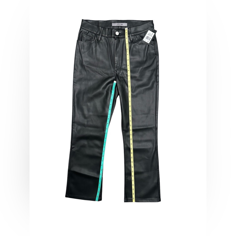 JOE’s Jeans Faux Leather Cropped Ankle Flare Bootcut Women Size 26 $218 MSRP NWT - Picture 9 of 9
